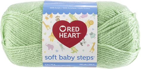 red heart soft baby steps yarn blue earth
