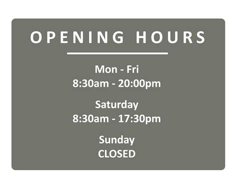 red hill shops opening hours
