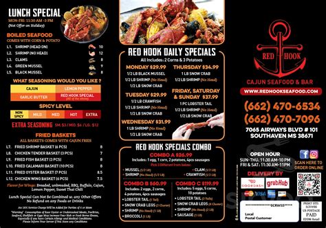 Red Hook San Antonio Menu