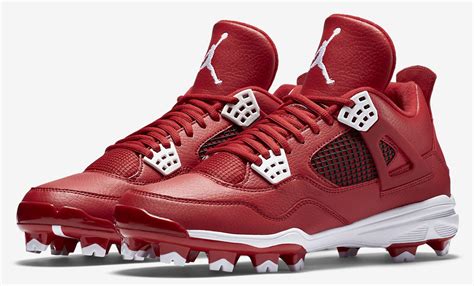 Red Jordan Cleats