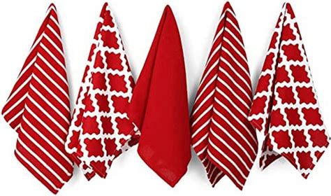 Red Kitchen Towels Amazon