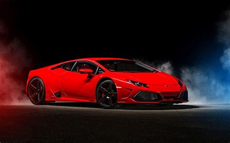 Red Lamborghini Black Background