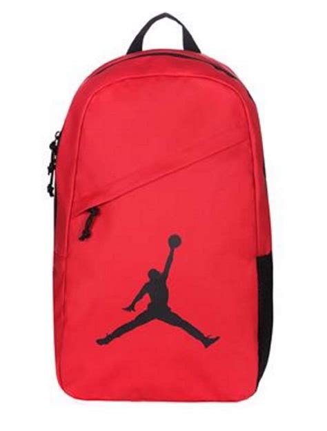 Red Leather Jordan Backpack