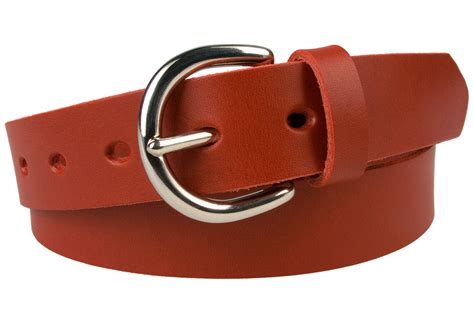 red leather ladies belts