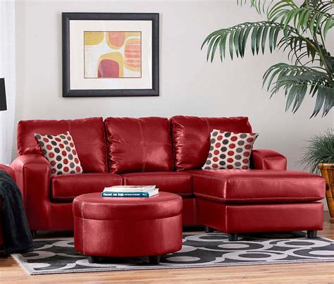 Red Leather Sofa Pinterest