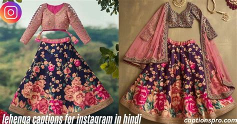 red lehenga captions for instagram in hindi