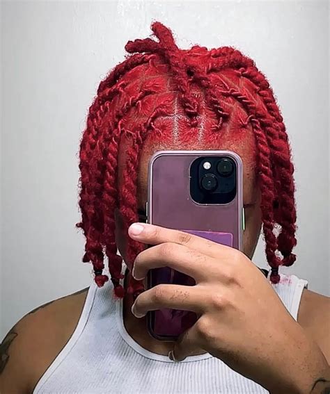 red locs men
