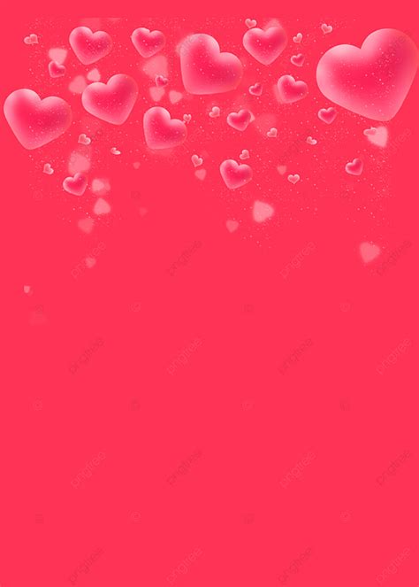 Red Love Gradient Background