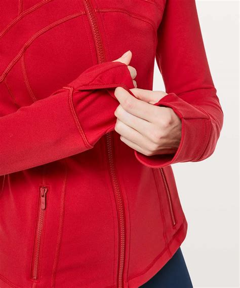 Red Lululemon Define Jacket