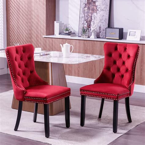 Red Modern Dining Chairs
