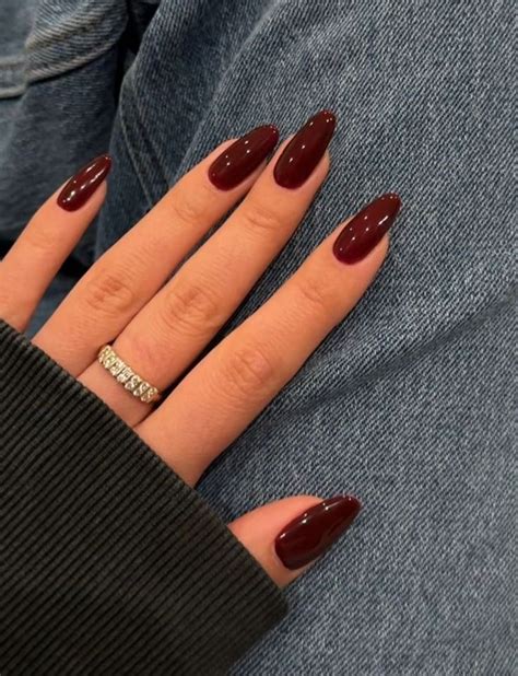 Red Nails Aesthetic Dark