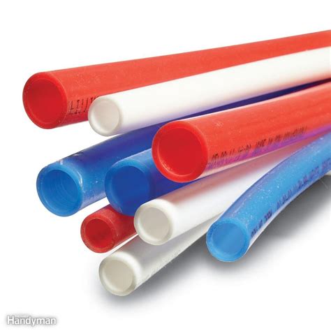 Red Plastic Plumbing Pipe