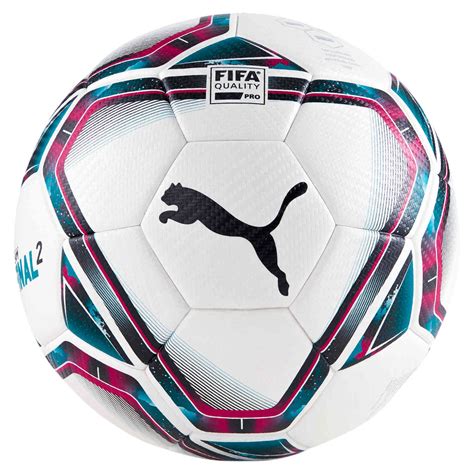 red puma soccer ball