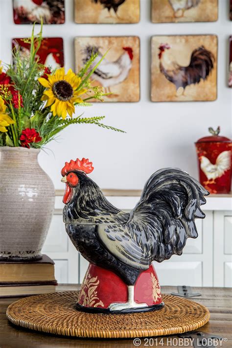 Red Rooster Kitchen Decor