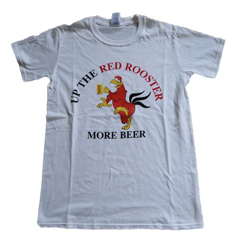 red rooster shirt