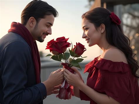 Red Rose Propose Pic