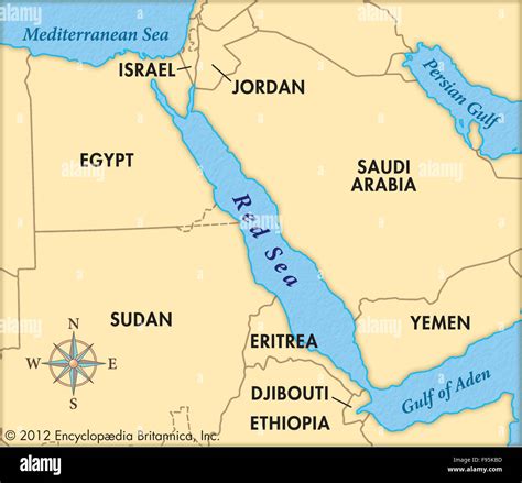 red sea israel map