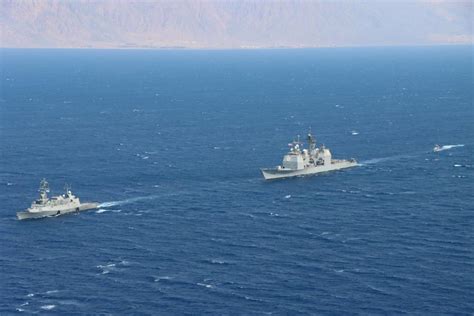 red sea warships