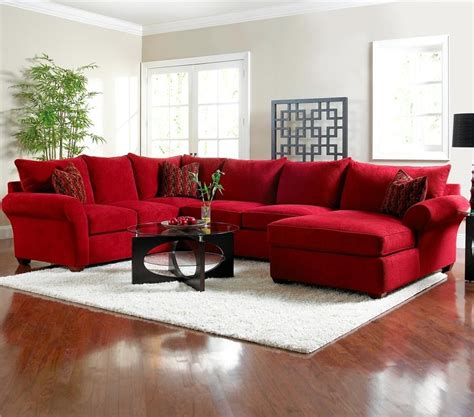 Red Sectional w/ Reversible Chaise Vogue by Acme AC05917A