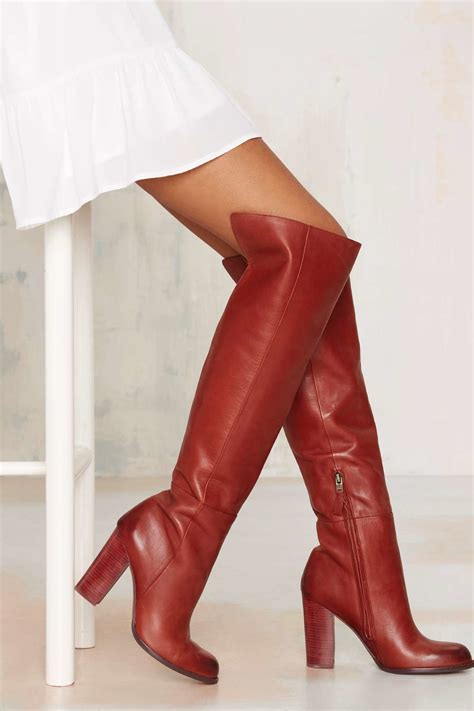 red shoe boots for women uk