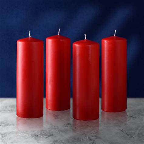 Red Smokeless Candles