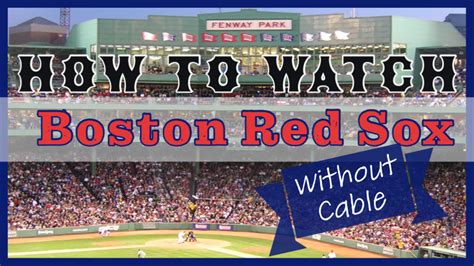 red sox game streaming