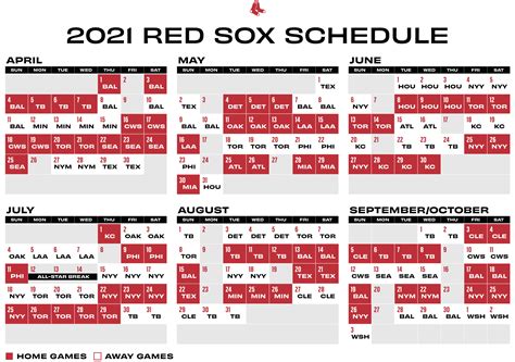 red sox schedule 2020 season