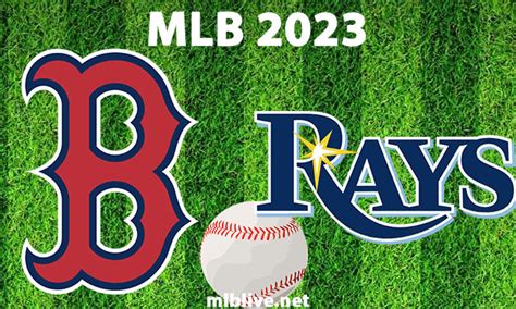 red sox vs rays 2023