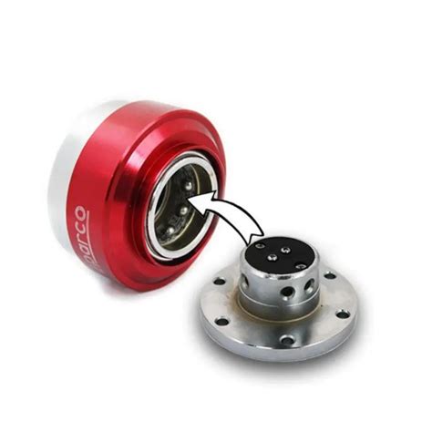 Red Steering Wheel Quick Release Kit