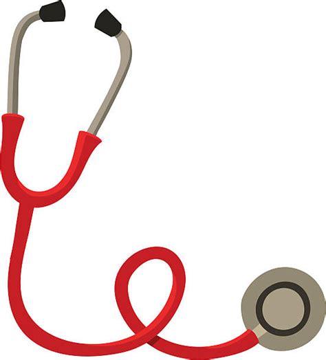 Red Stethoscope Cartoon