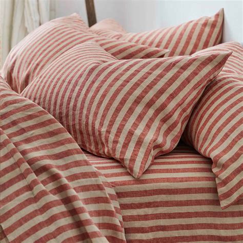 Red Stripe Pillowcase