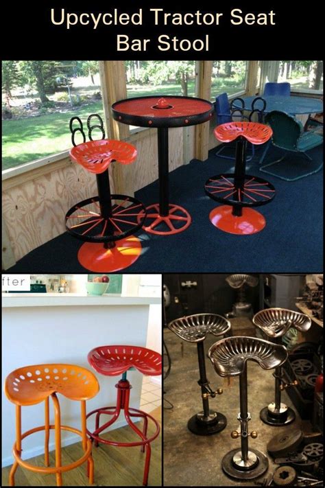 Red Tractor Bar Stools