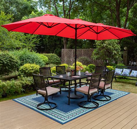 Red Umbrella Stand Table