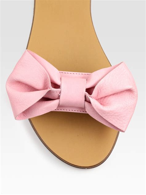 red valentino bow sandals