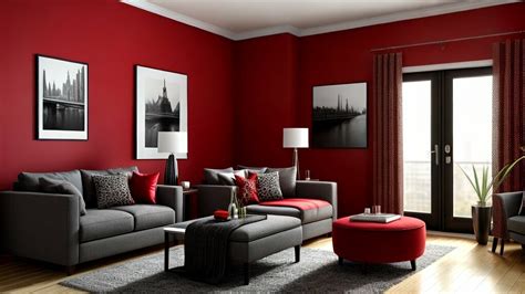 Red Wall Interior