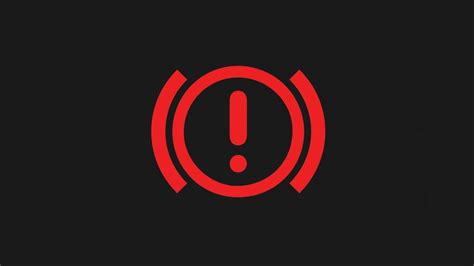 Red Warning Light Exclamation Mark