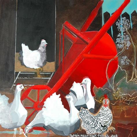 Red Wheelbarrow Drawing