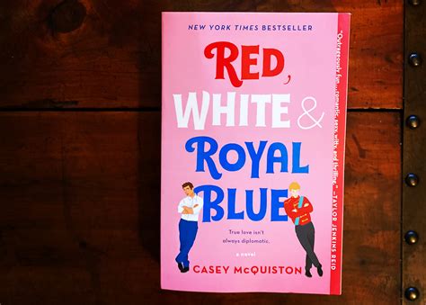 red white and royal blue free book
