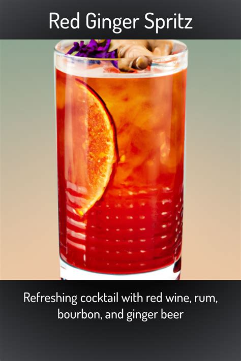 Red Wine And Ginger Ale Name