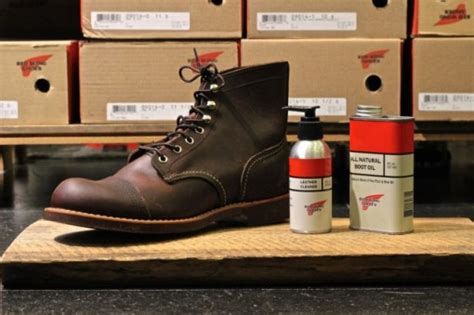 red wing boots cleaning
