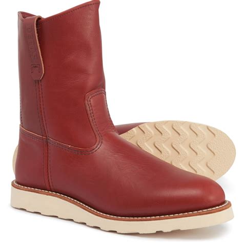 red wing pull on boots for men