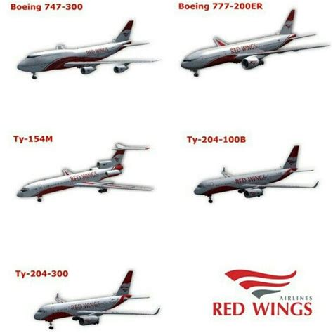 red wings airlines fleet