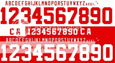 red wings jersey font