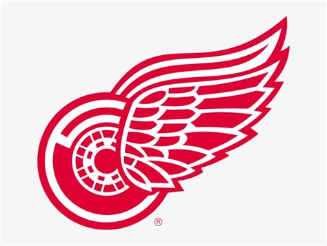 red wings logo outline