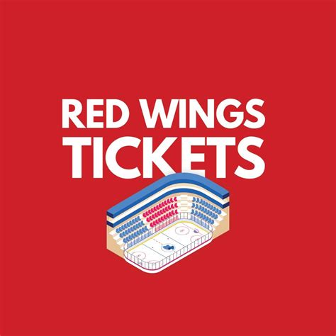 red wings ticket sale