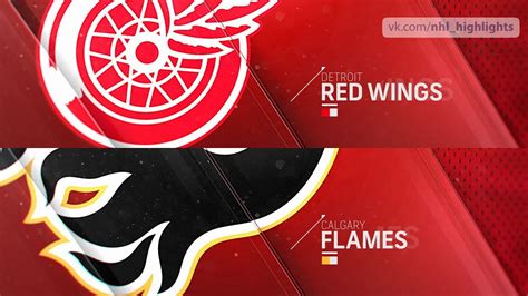 red wings vs flames highlights