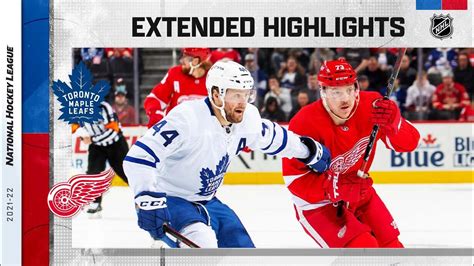 red wings vs maple leafs youtube