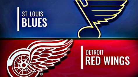 red wings vs st louis blues