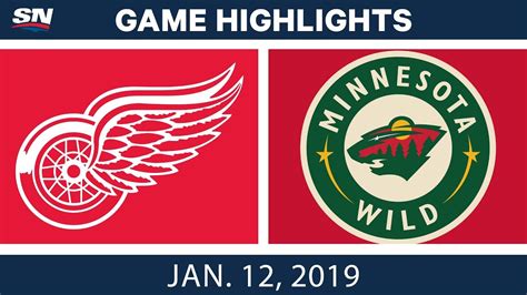 red wings vs wild highlights