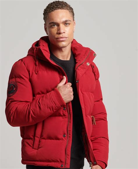 Red Winter Jacket Men's
